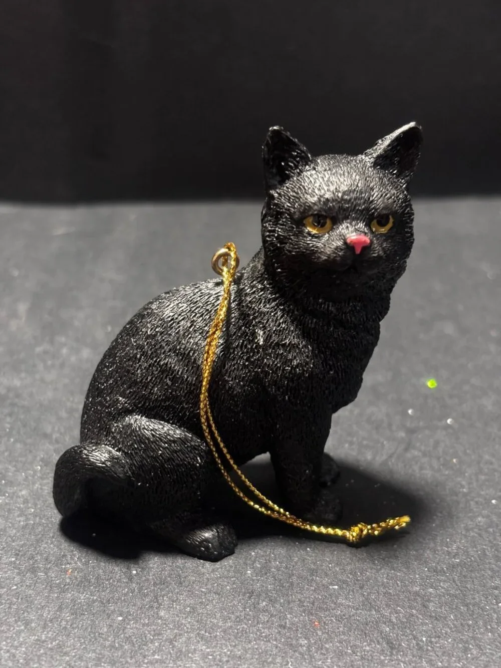 Cat Fanciers Association Christmas Ornament Figurine Hand Painted Resin